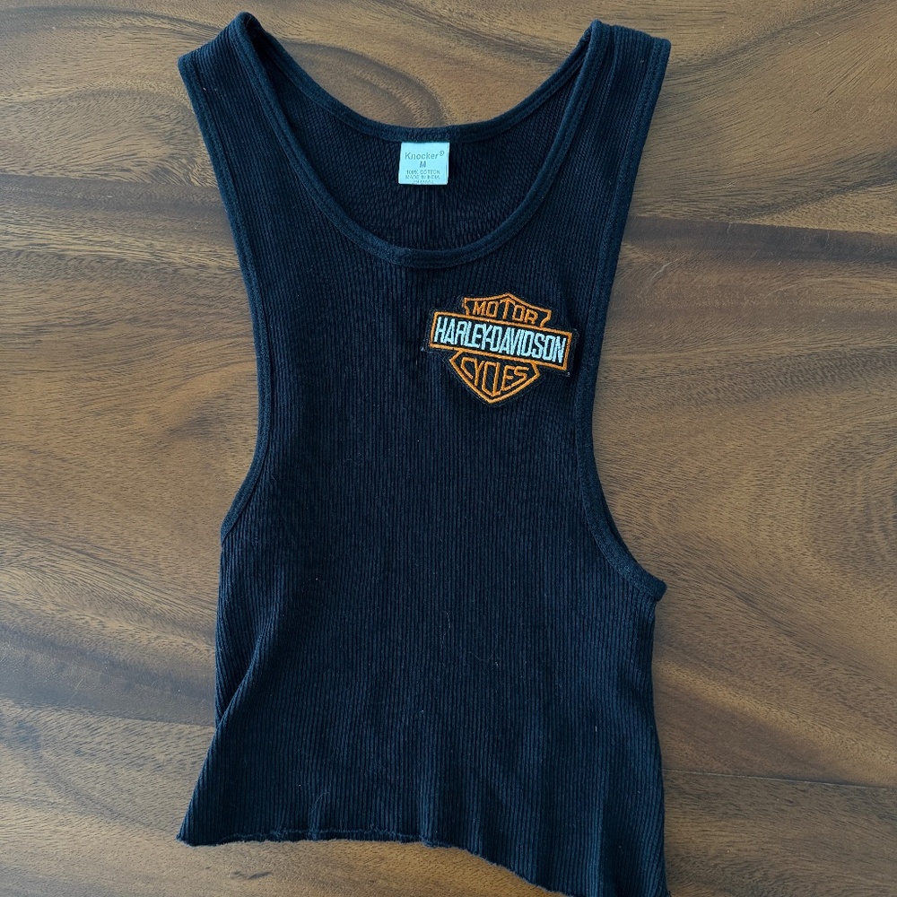 Harley Davidson cropped tank